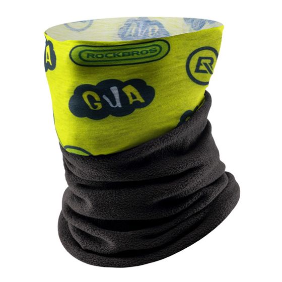 Mask cykling imprimé drôle fleece vinter ROCKBROS