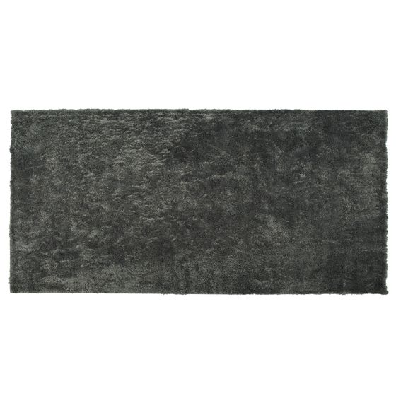 Matta med lång lugg EVREN Mörkgrå 80 x 150 cm