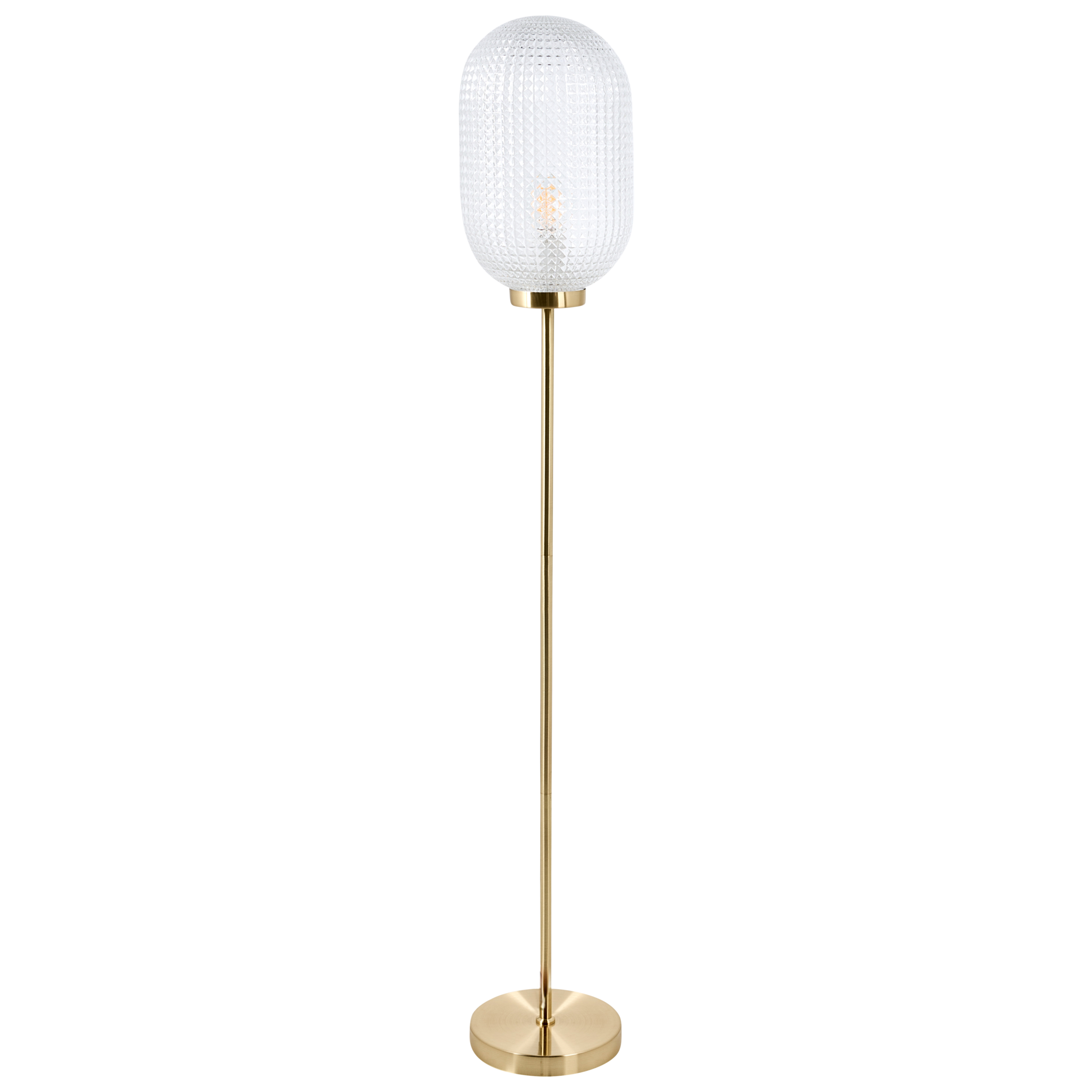 Golvlampa PORTERO Metall Guld