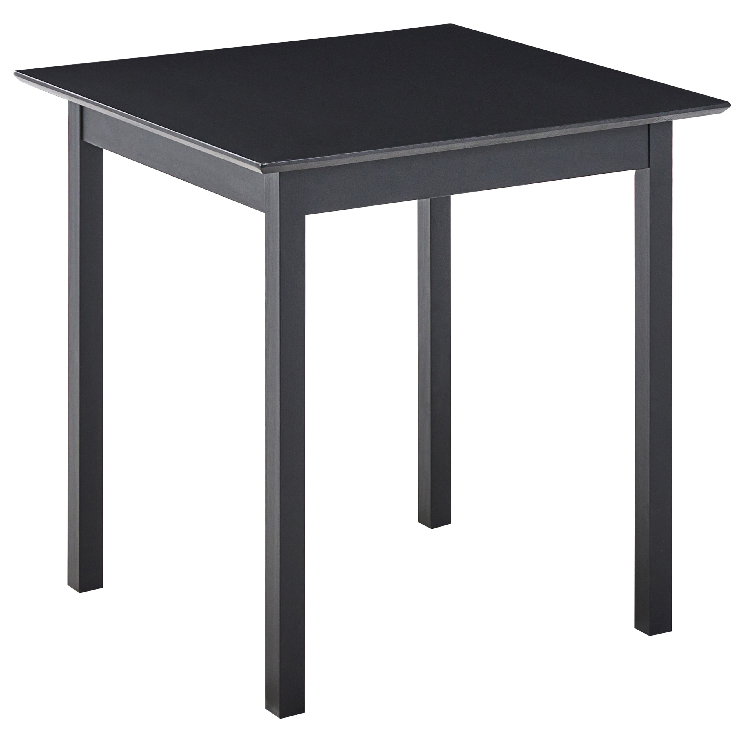 Matbord VERITAS Svart 75 cm 75 cm Furu