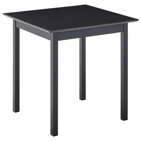 Matbord VERITAS Svart 75 cm 75 cm Furu