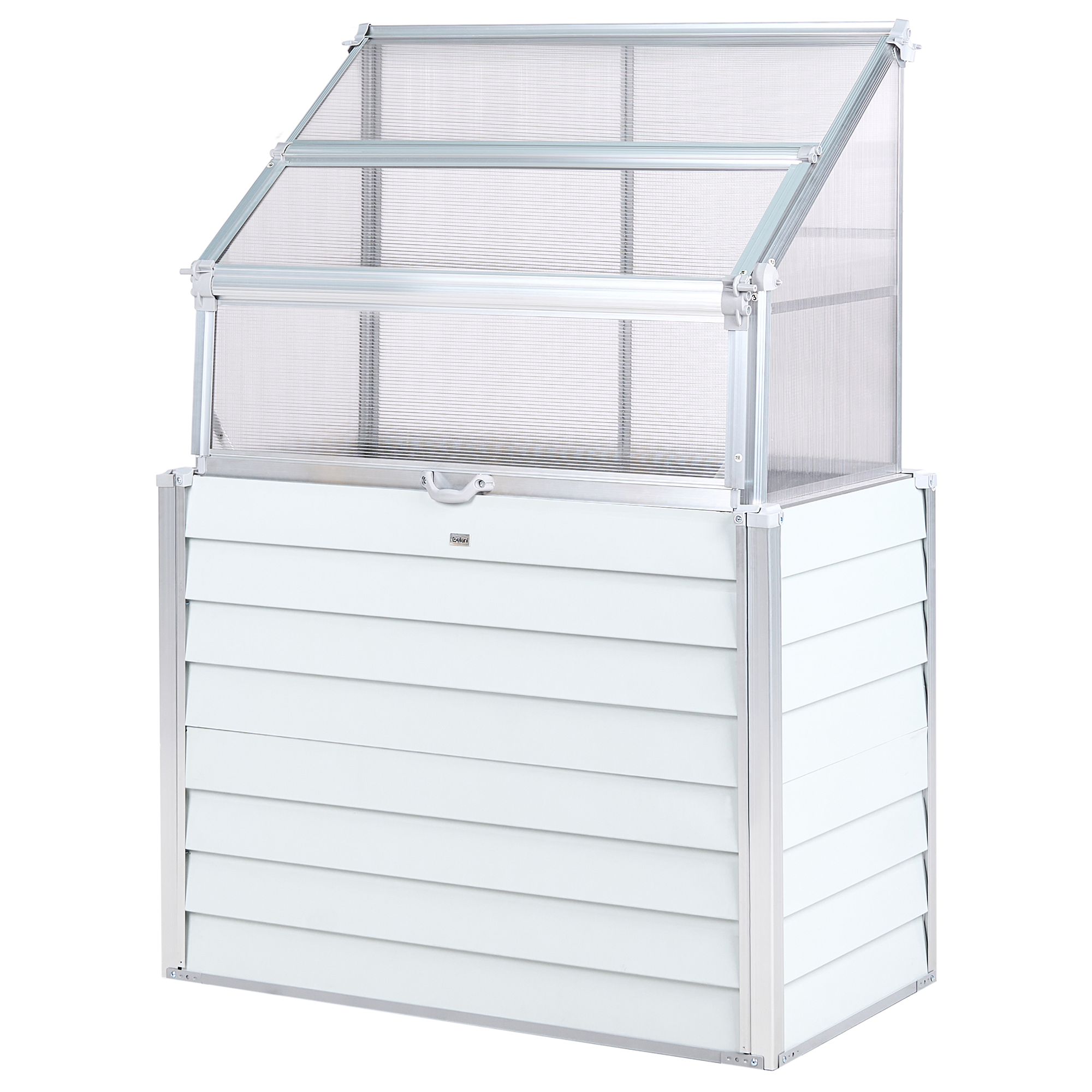 Växthus för balkong NOVOLI 120 cm 62 cm Off-White