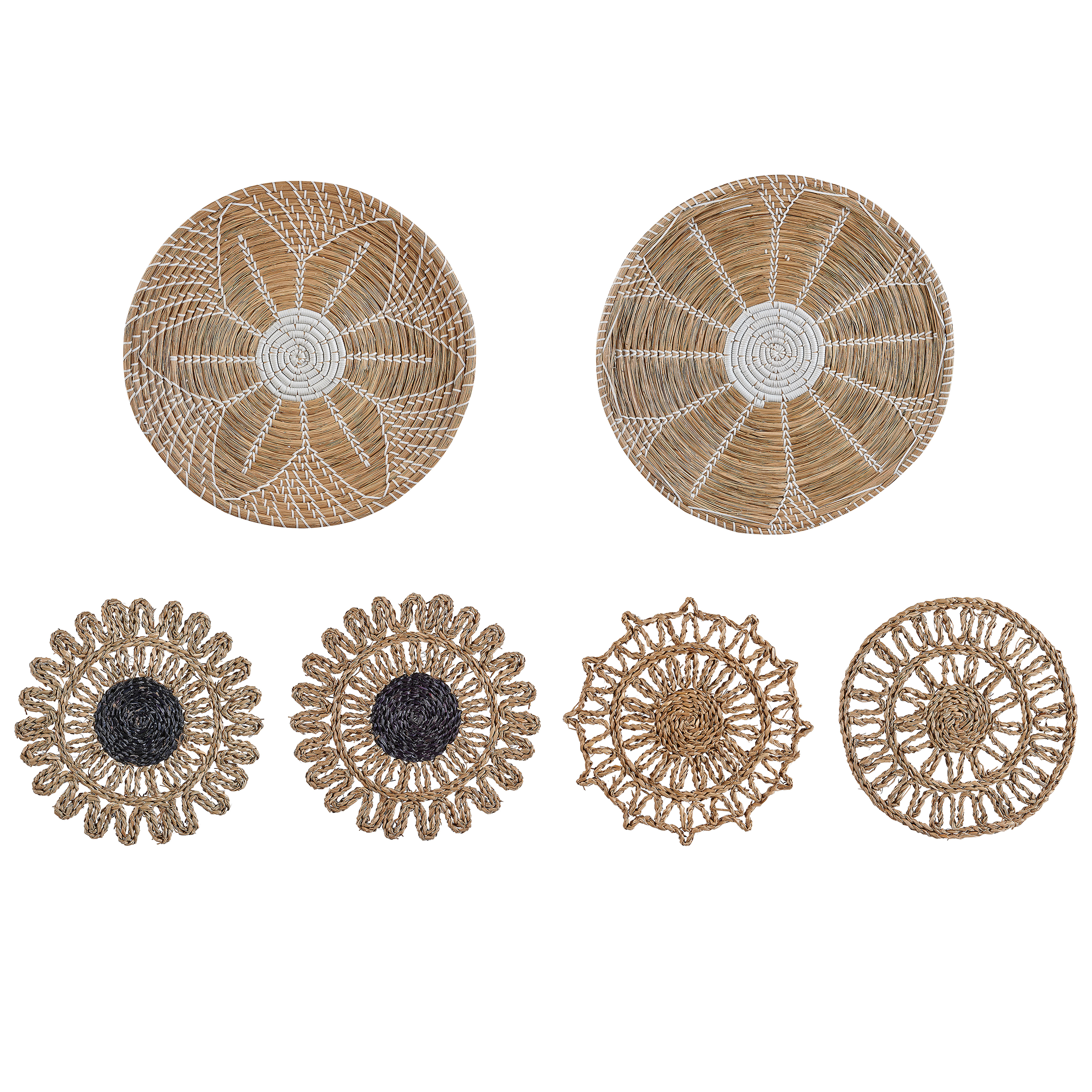Set med hängande dekorationer PINTANO 50/35/36 cm Sjögräs Naturlig