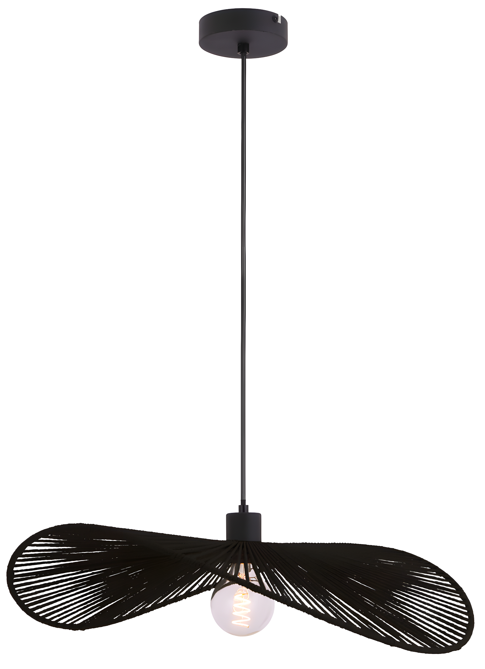 TOOLIGHT hängande taklampa APP1831-1CP Svart 60x60x16,5cm