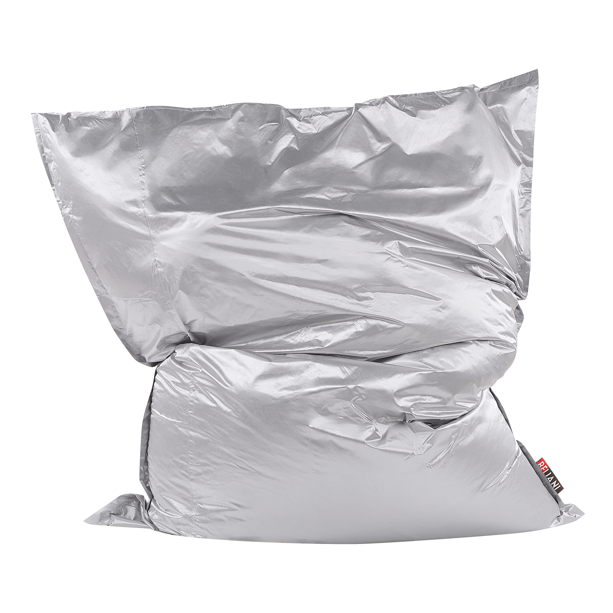 Sittsäck 600 L FUZZY 180 cm 230 cm Silver