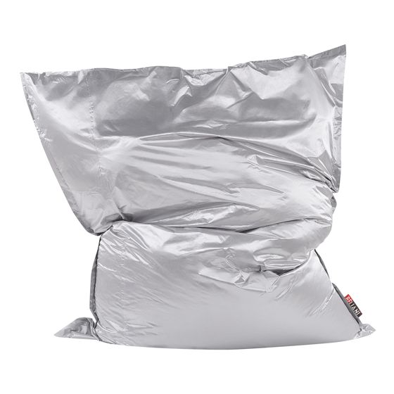Sittsäck 600 L FUZZY 180 cm 230 cm Silver