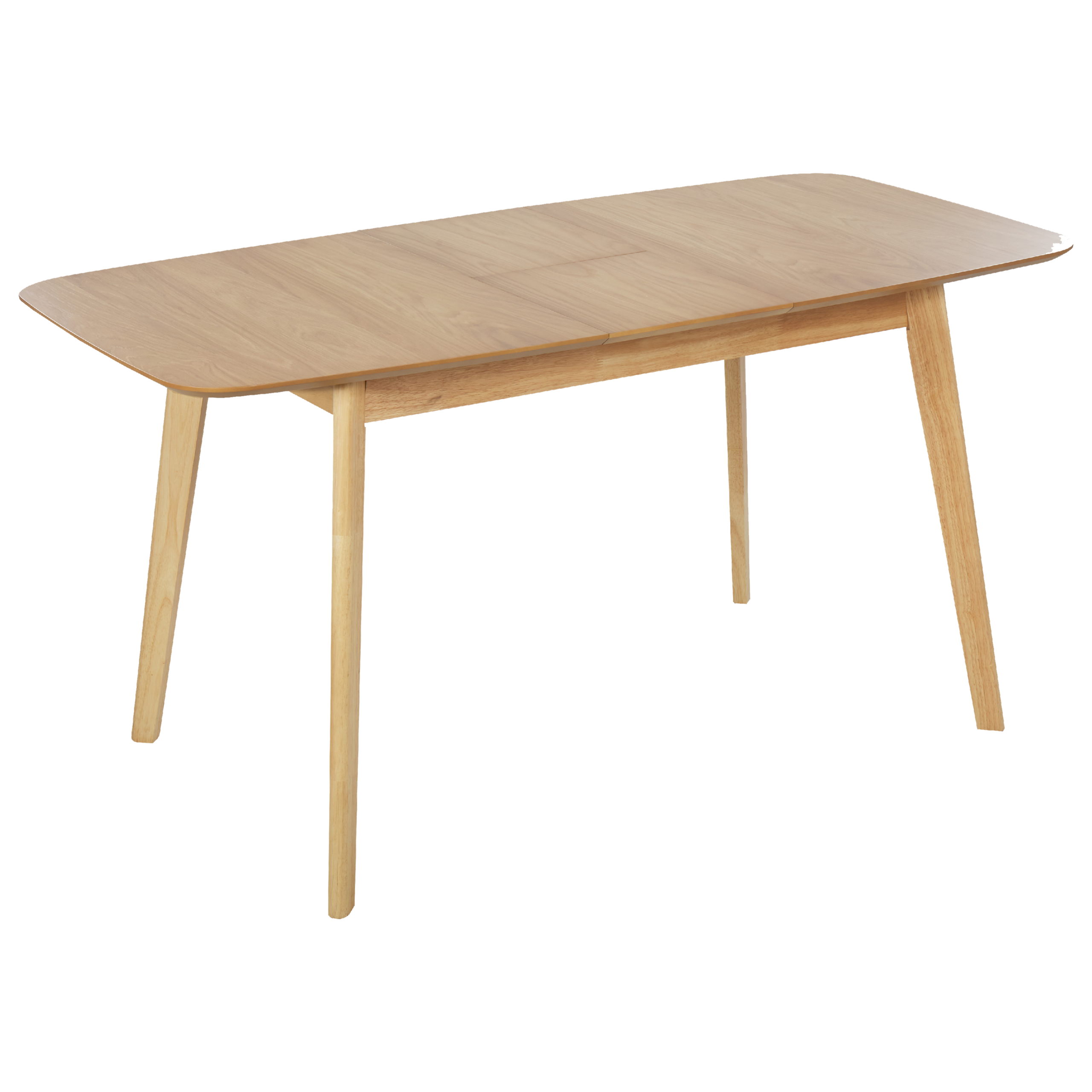 Förlängningsbart matbord MADOX Ljus ekfanér 120/150 cm 75 cm
