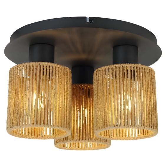 TOOLIGHT hängande taklampa APP1819-3CPR Svart 23x33x23cm