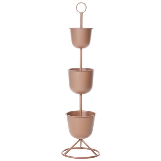 Växtställ RENGE 28 cm Metall Brun