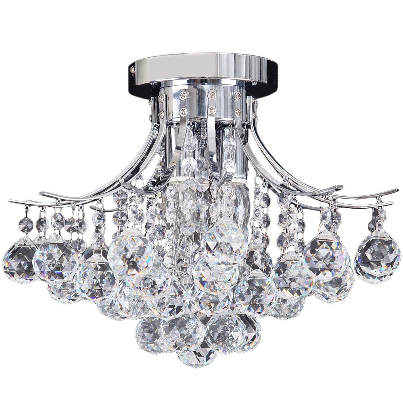 TOOLIGHT taklampa APP784-3C Grå 40x40x40cm