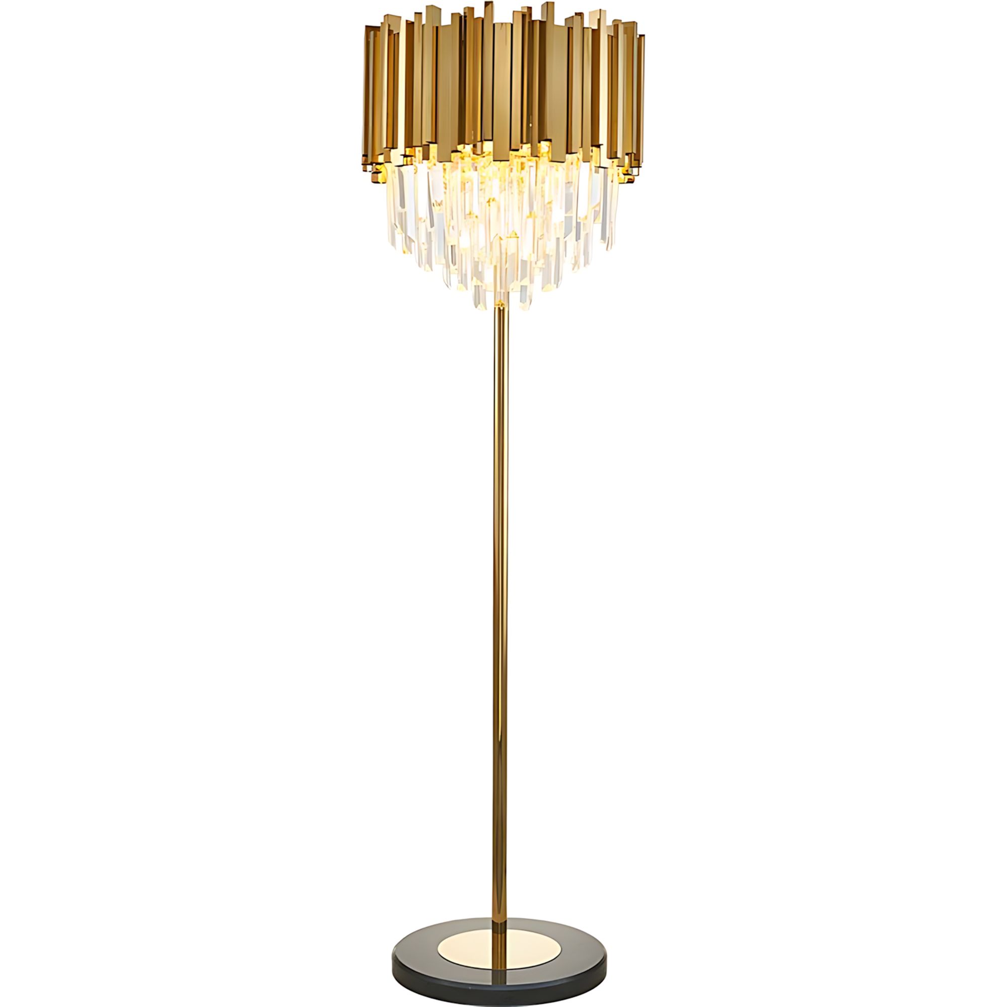 TOOLIGHT golvlampa APP1717-3F krom, 34x34x153cm
