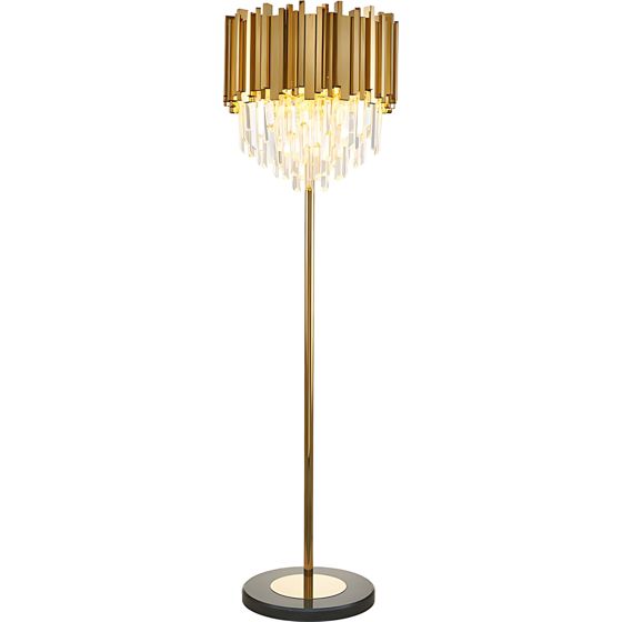 TOOLIGHT golvlampa APP1717-3F krom, 34x34x153cm