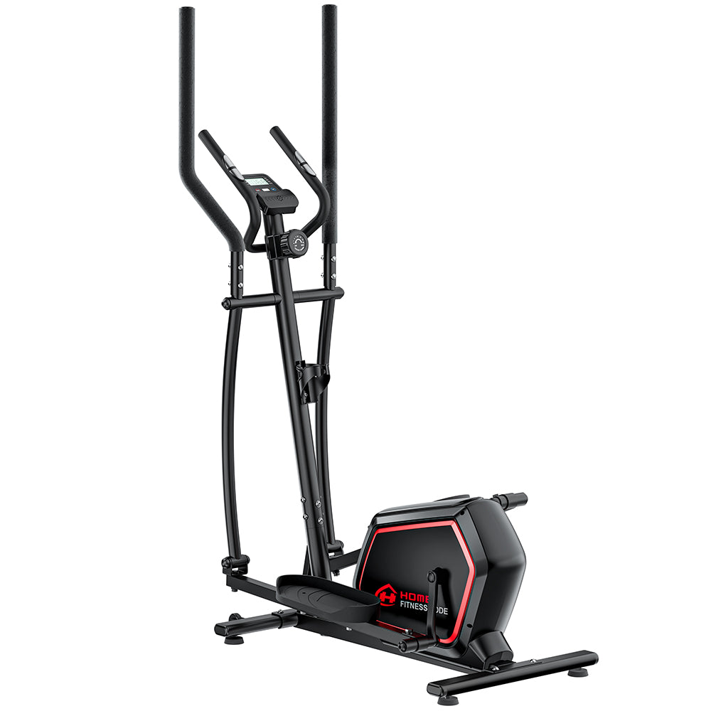 Elliptisk motionscykel 16 motståndsnivåer 3 kg svänghjul för helkroppsledvänlig träning