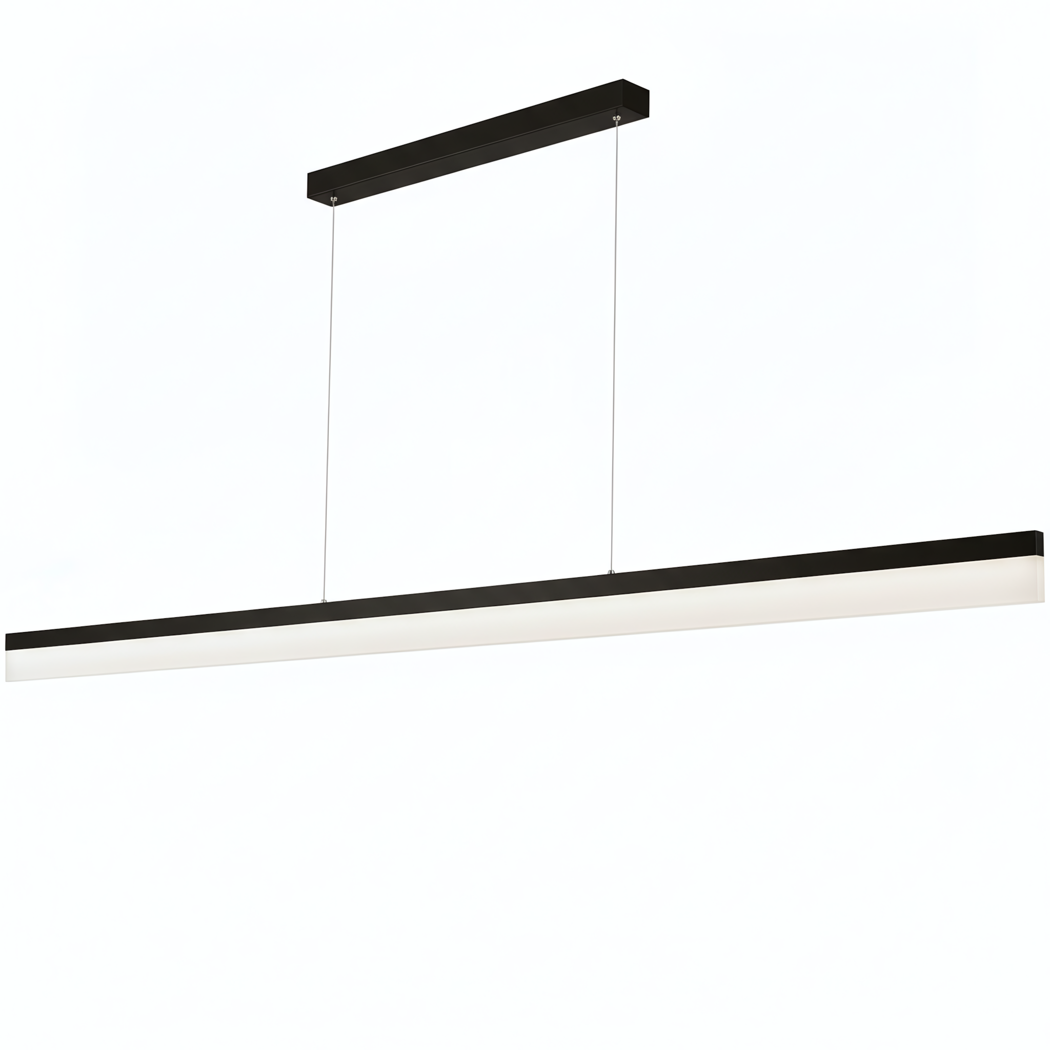 TOOLIGHT hängande taklampa APP1695-CP 200cm LED Svart 200x1,2x150cm
