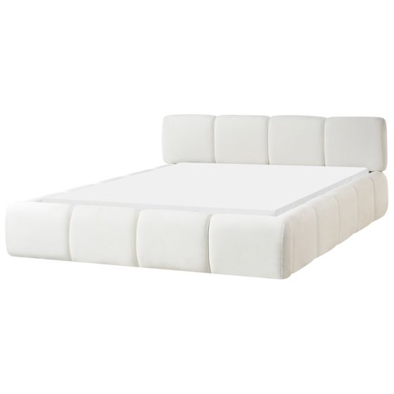 Säng med lamellram ORVILLE 160 x 200 cm Off-White