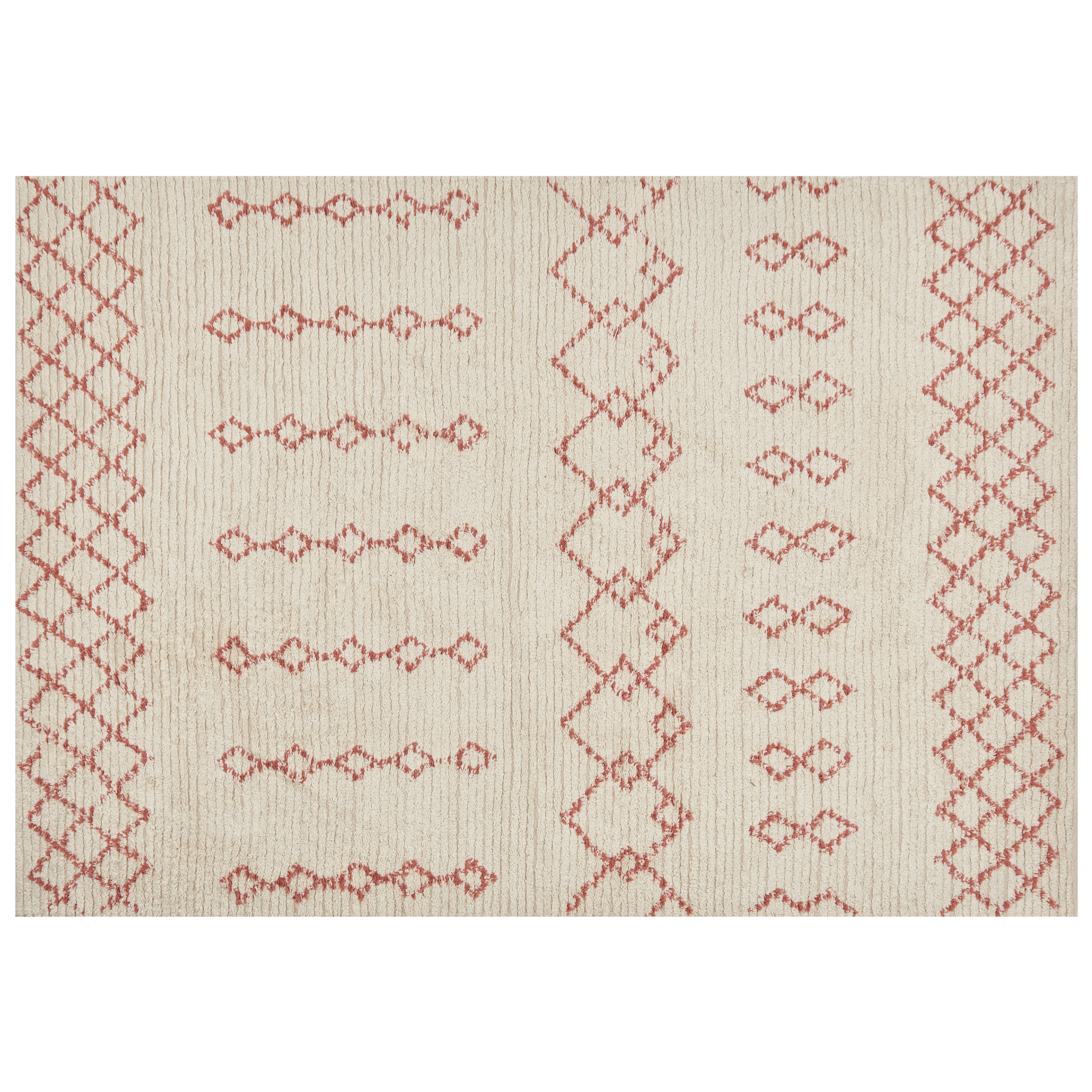 Matta BUXAR Beige 160 x 230 cm Bomull