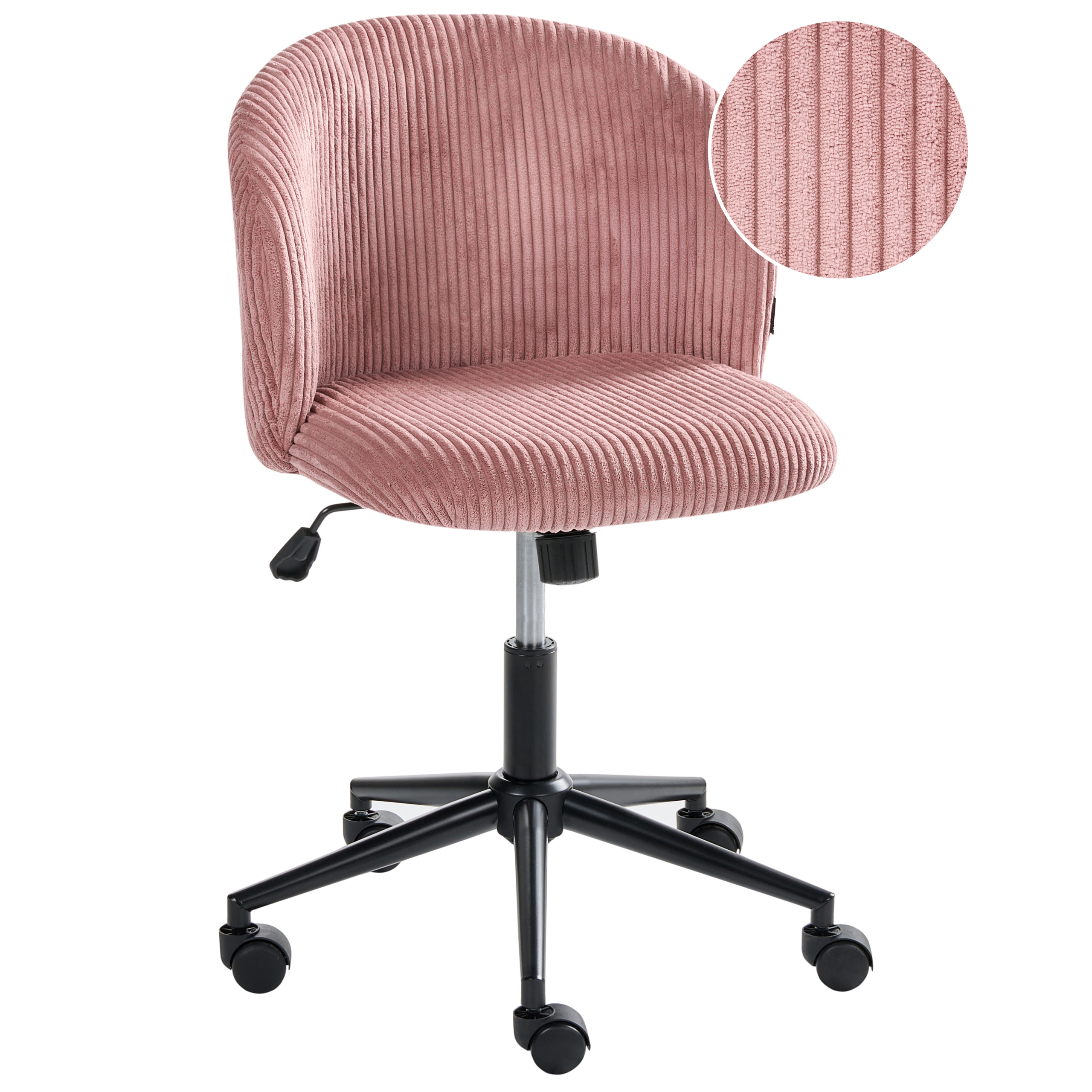 Kontorsstol MILES Manchester Rosa