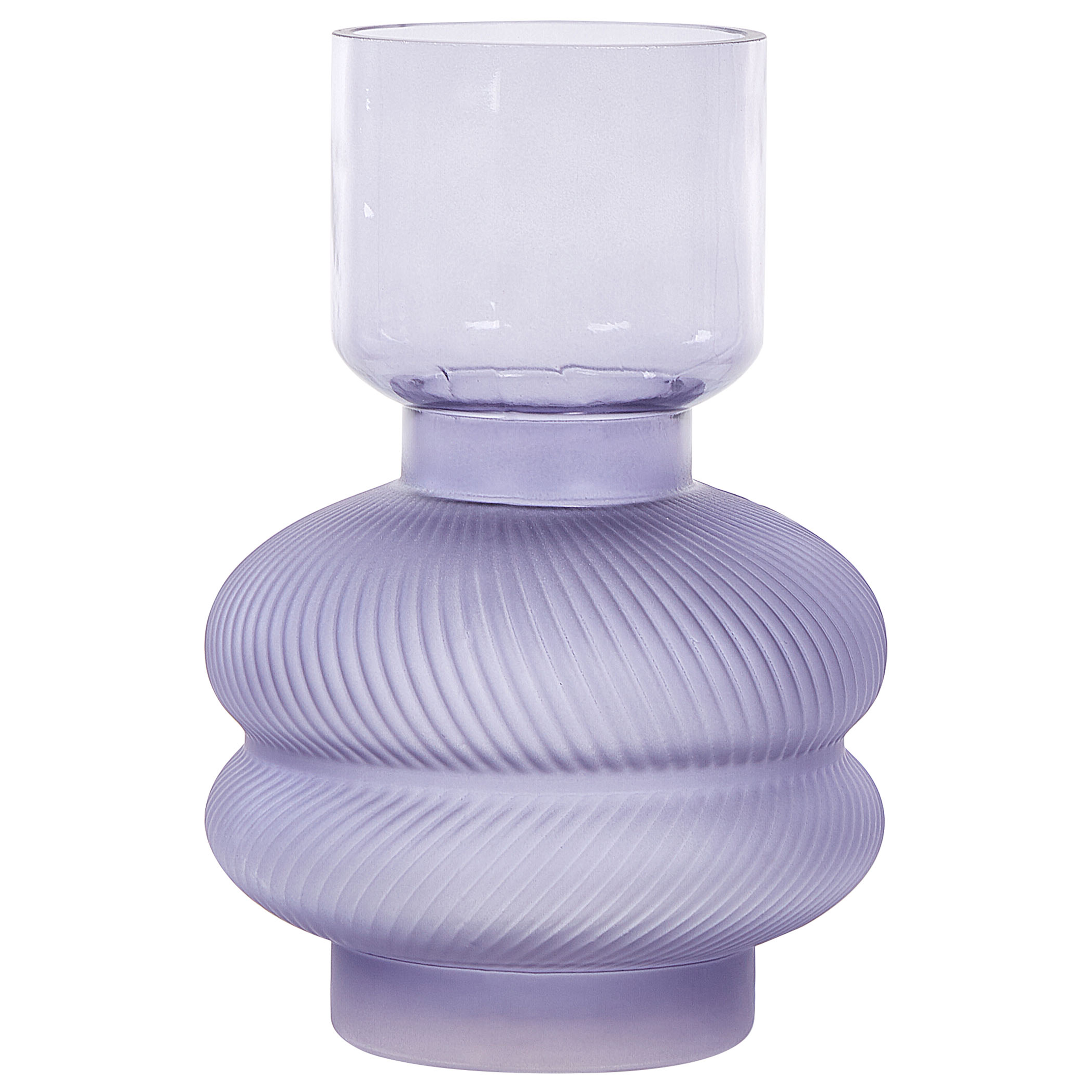 Blomvas RODIA 24 cm Glas Mörklila