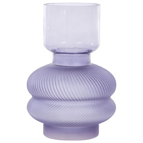 Blomvas RODIA 24 cm Glas Mörklila