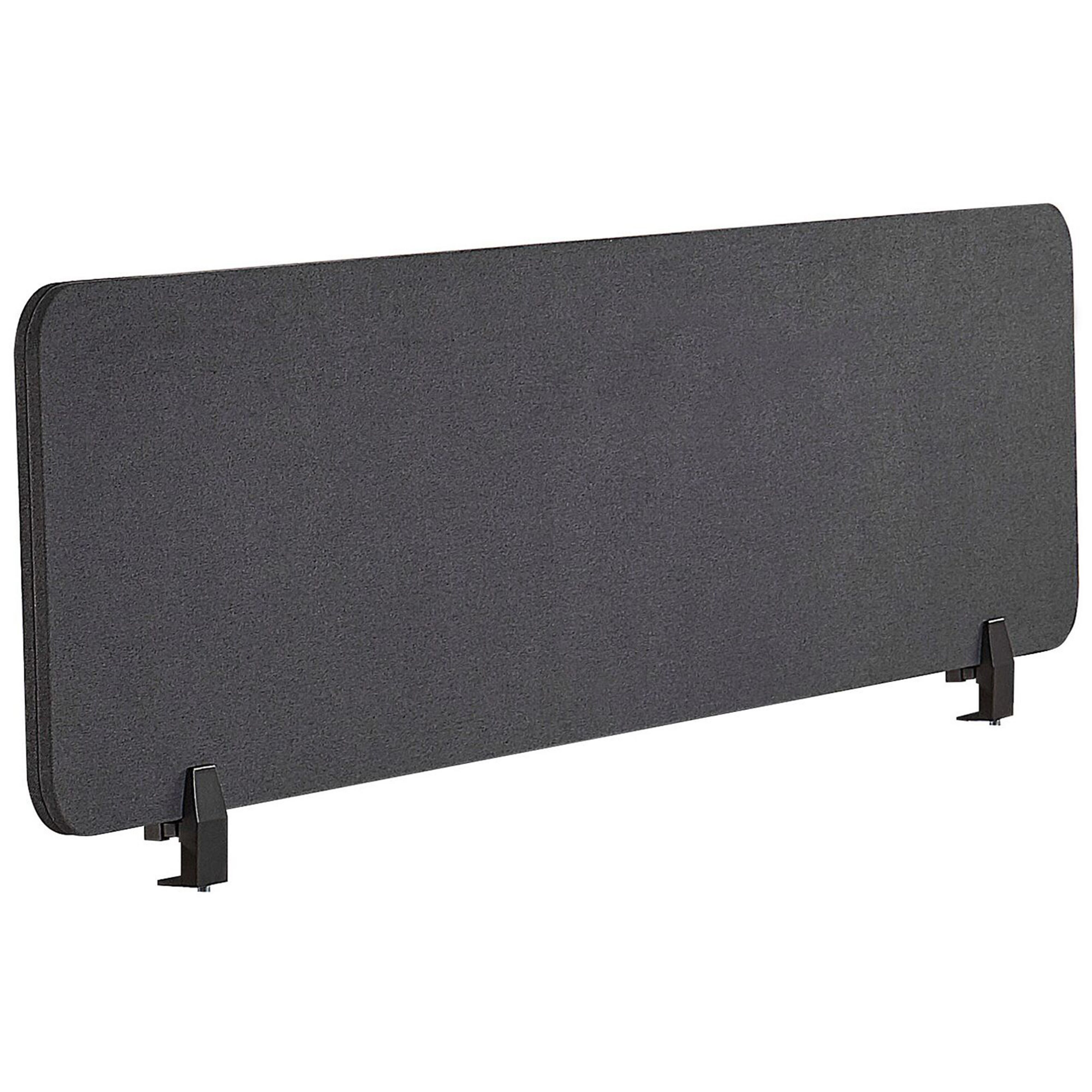 Skiljevägg för skrivbord WALLY 160 x 40 cm Mörkgrå