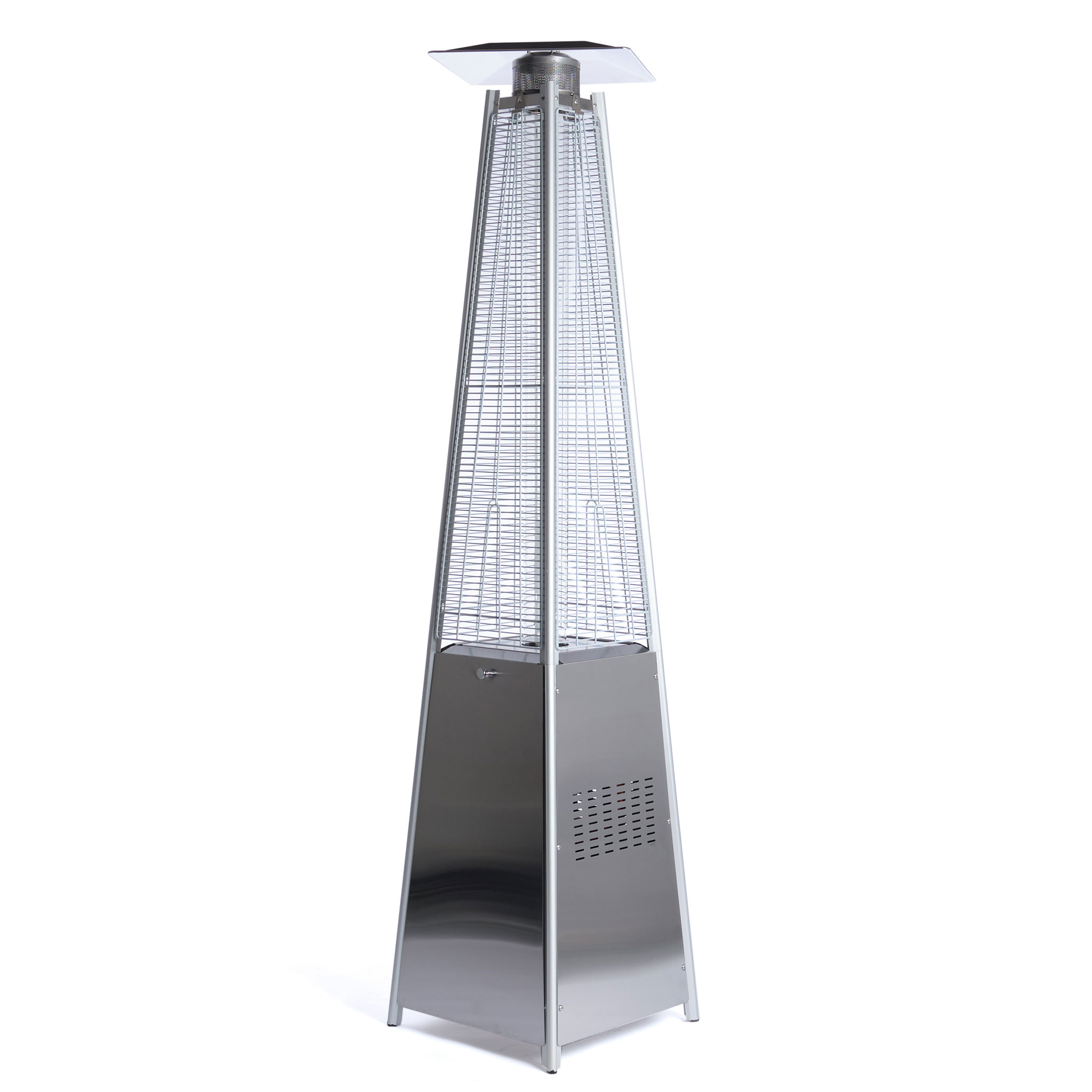 Fornorth Terrassvärmare Pyramid, 13kW gasdriven, rostfritt