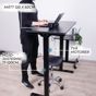 Lykke höj och sänkbart skrivbord M200, svart, 120 x 60cm