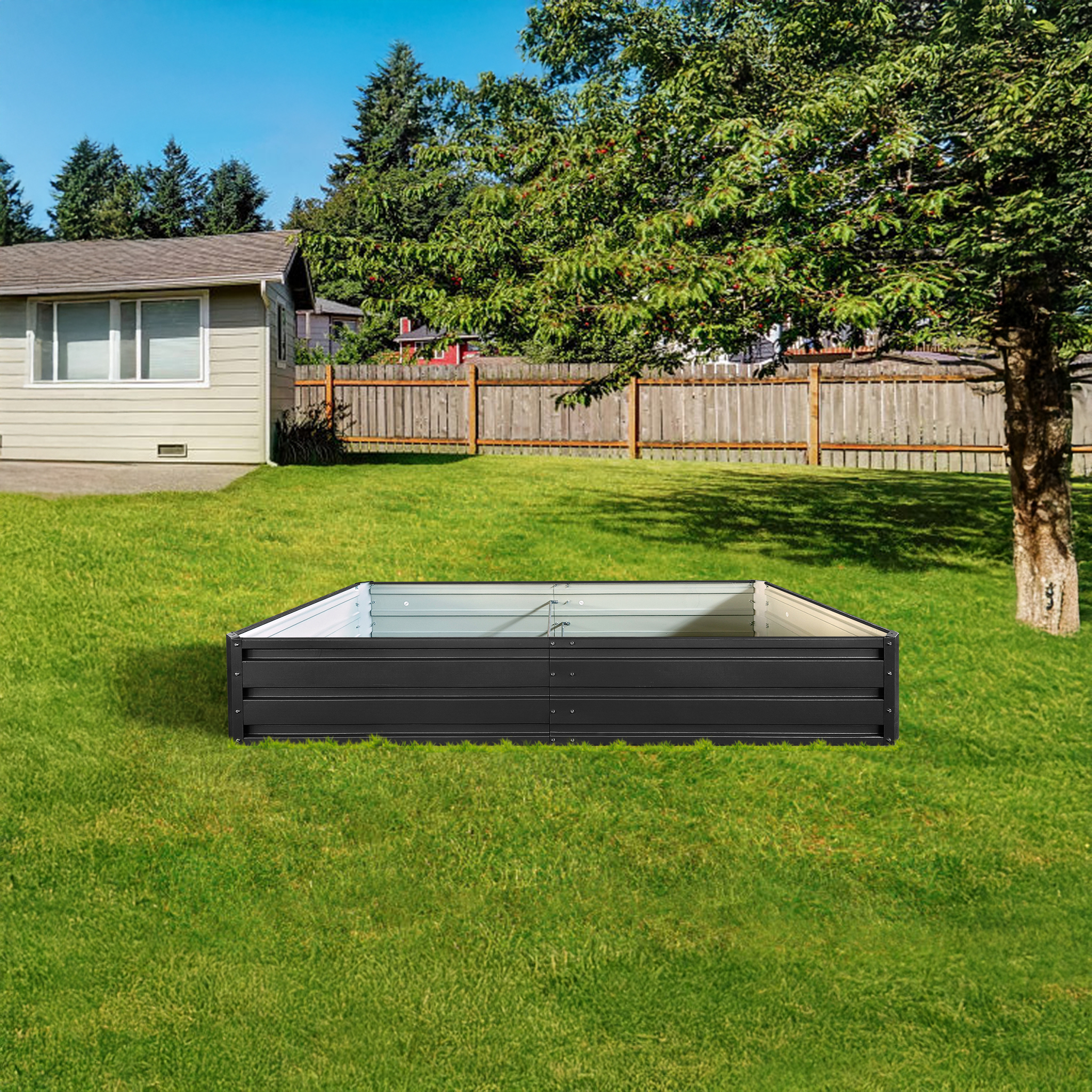 Lykke Pallkrage 180x90x30cm, Svart