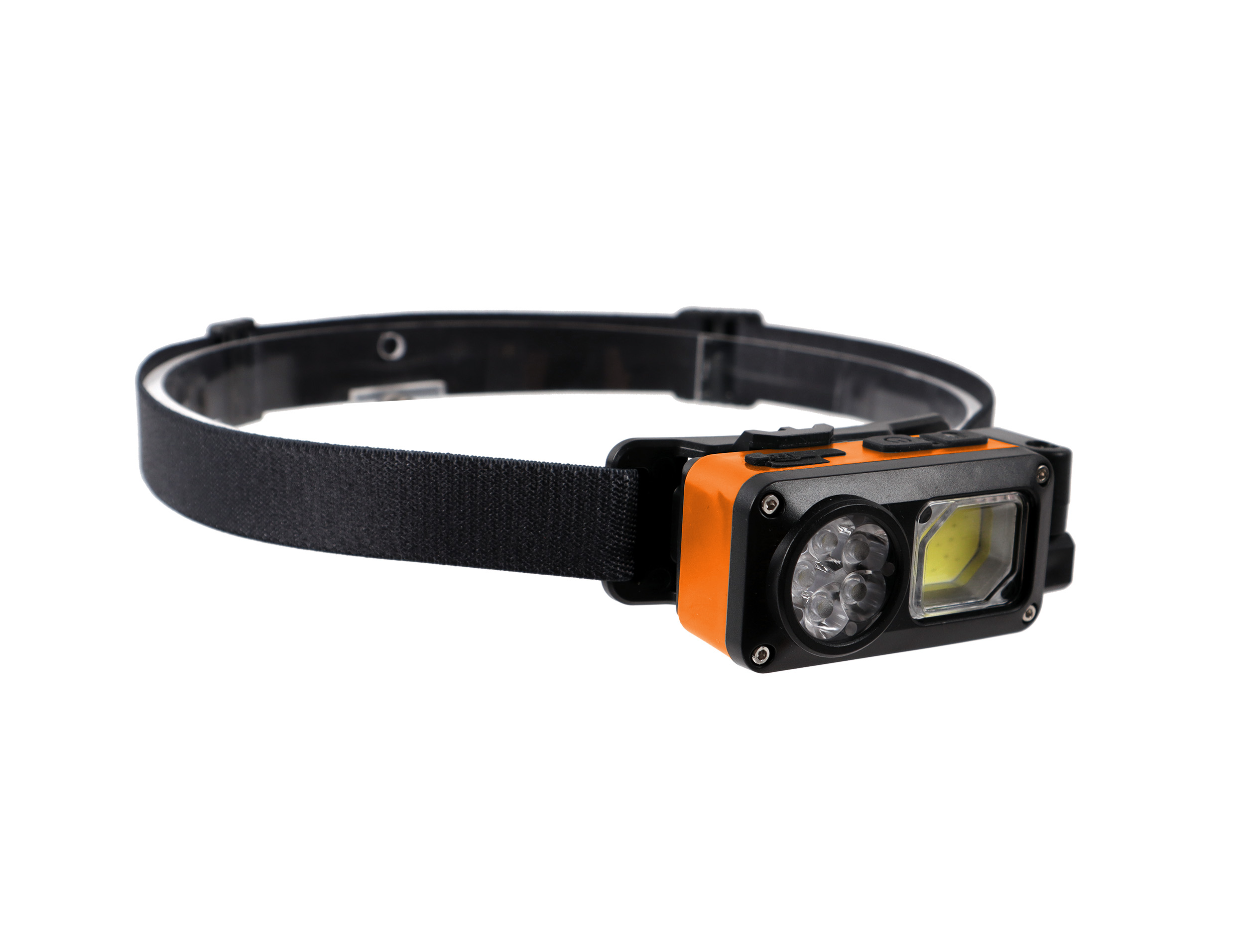 Retki Pannlampa uppladdningsbar 500lm COB sensor 800mAh rött ljus
