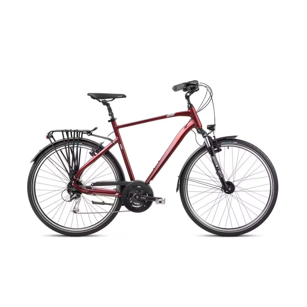 Romet Wagant 7 herrcykel, röd storlek M