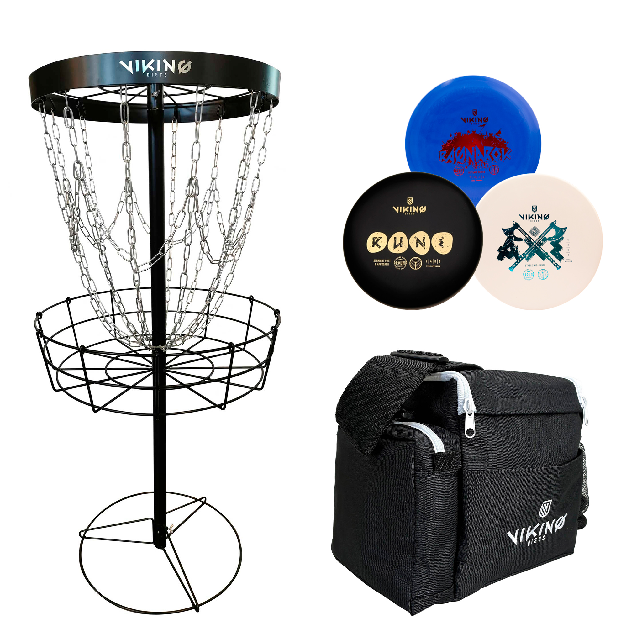 Viking Discs Discover frisbeegolfkorg-set