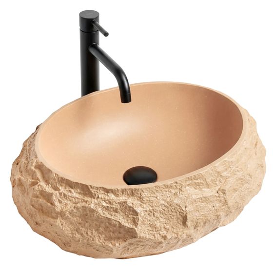 REA Bänkskål Mika Light Terracotta Beige, 50x38x15cm