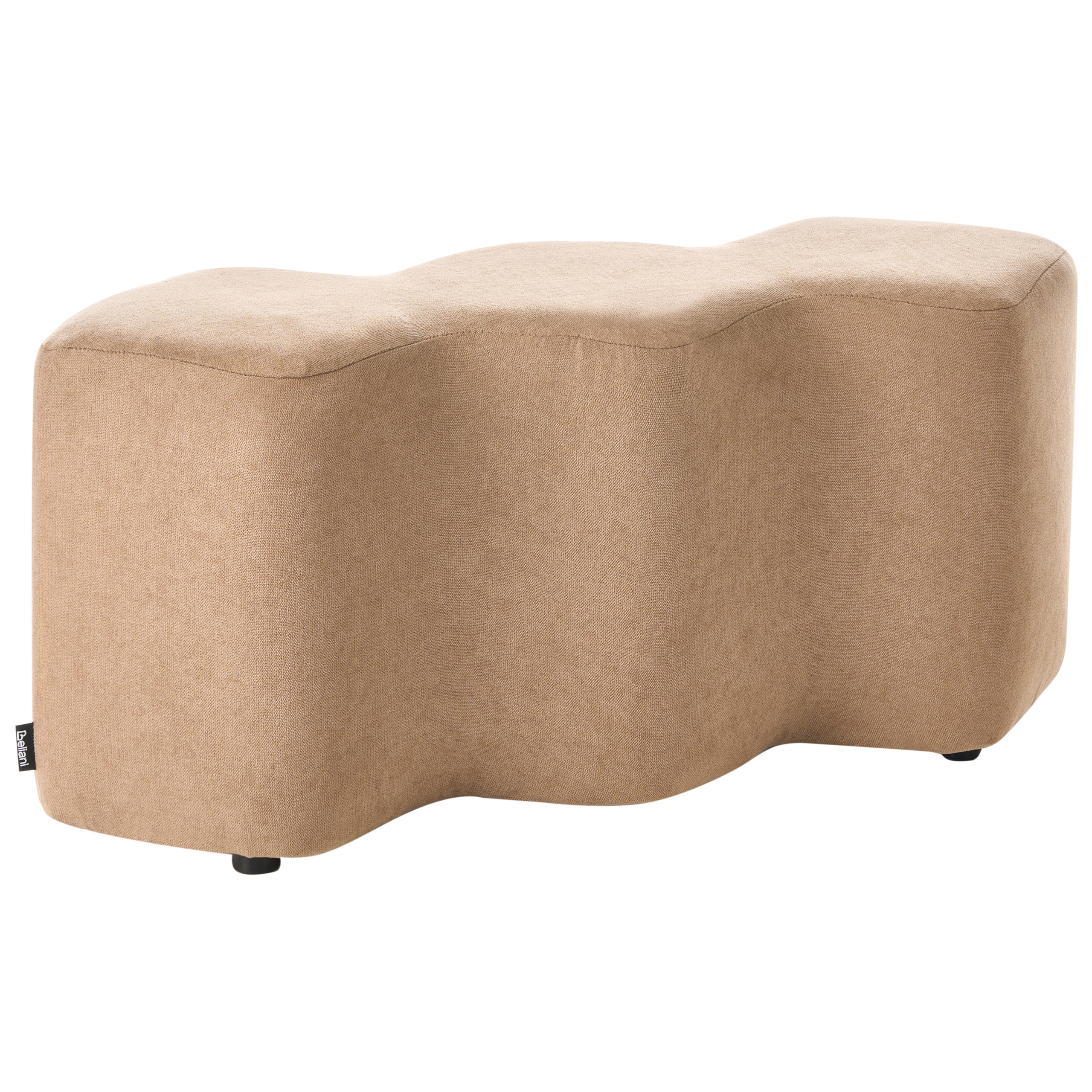 Klädd bänk LITTLETON Beige