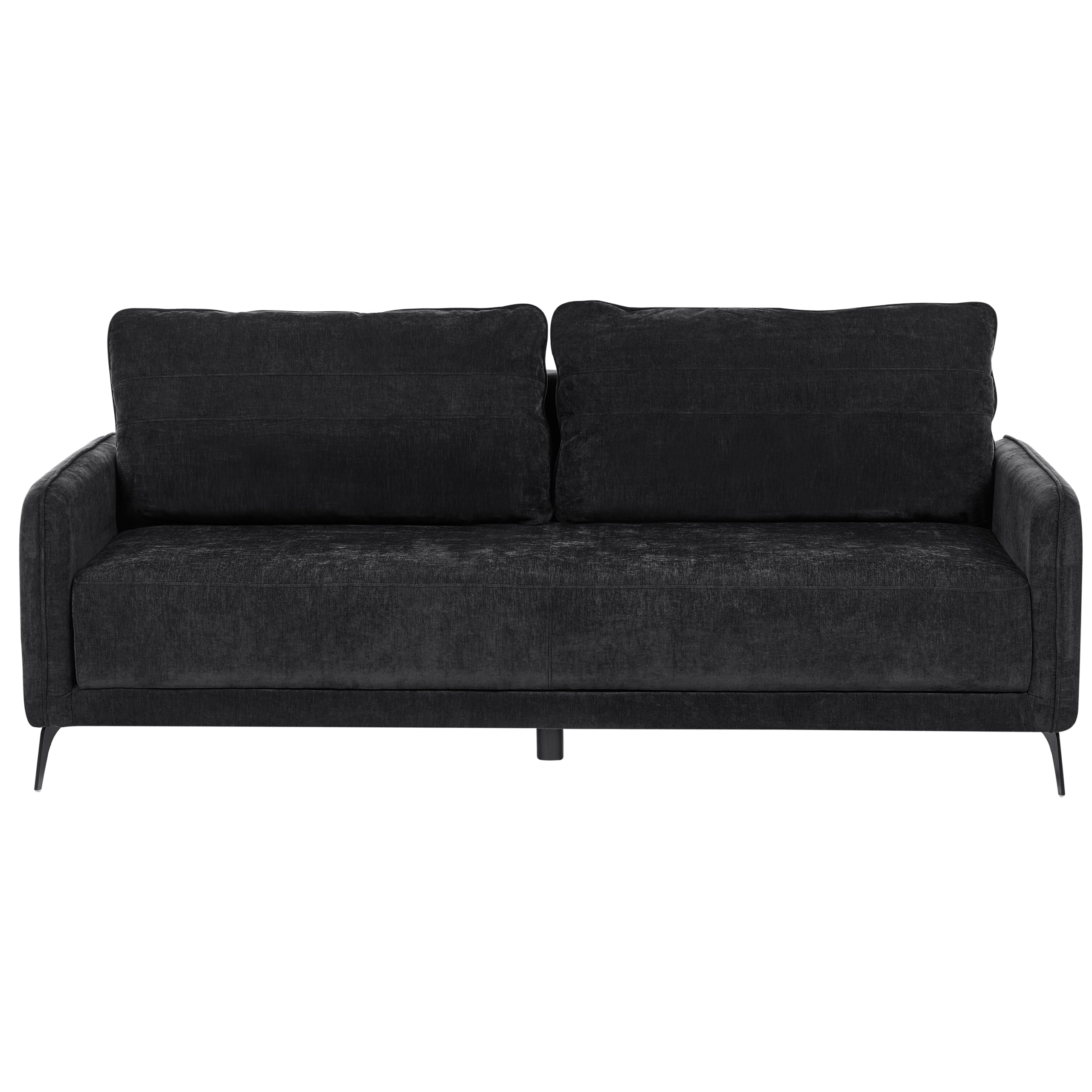 Bäddsoffa 3-sits HEMING Chenille Svart
