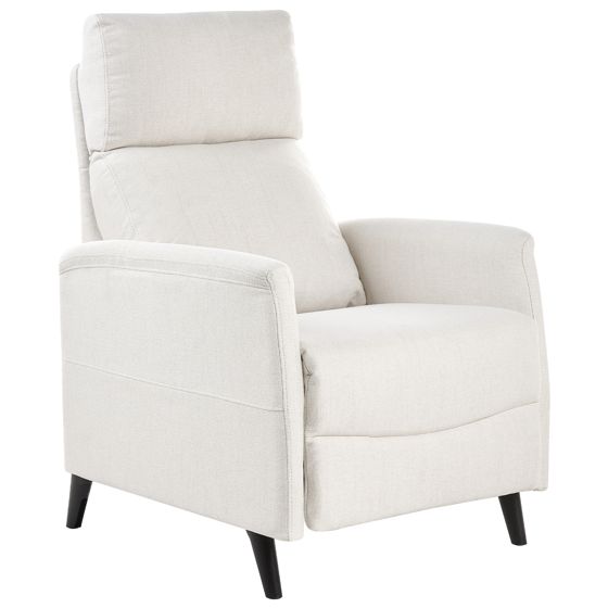 Reclinerfåtölj SELVIK Inklusive fotstöd Off-White