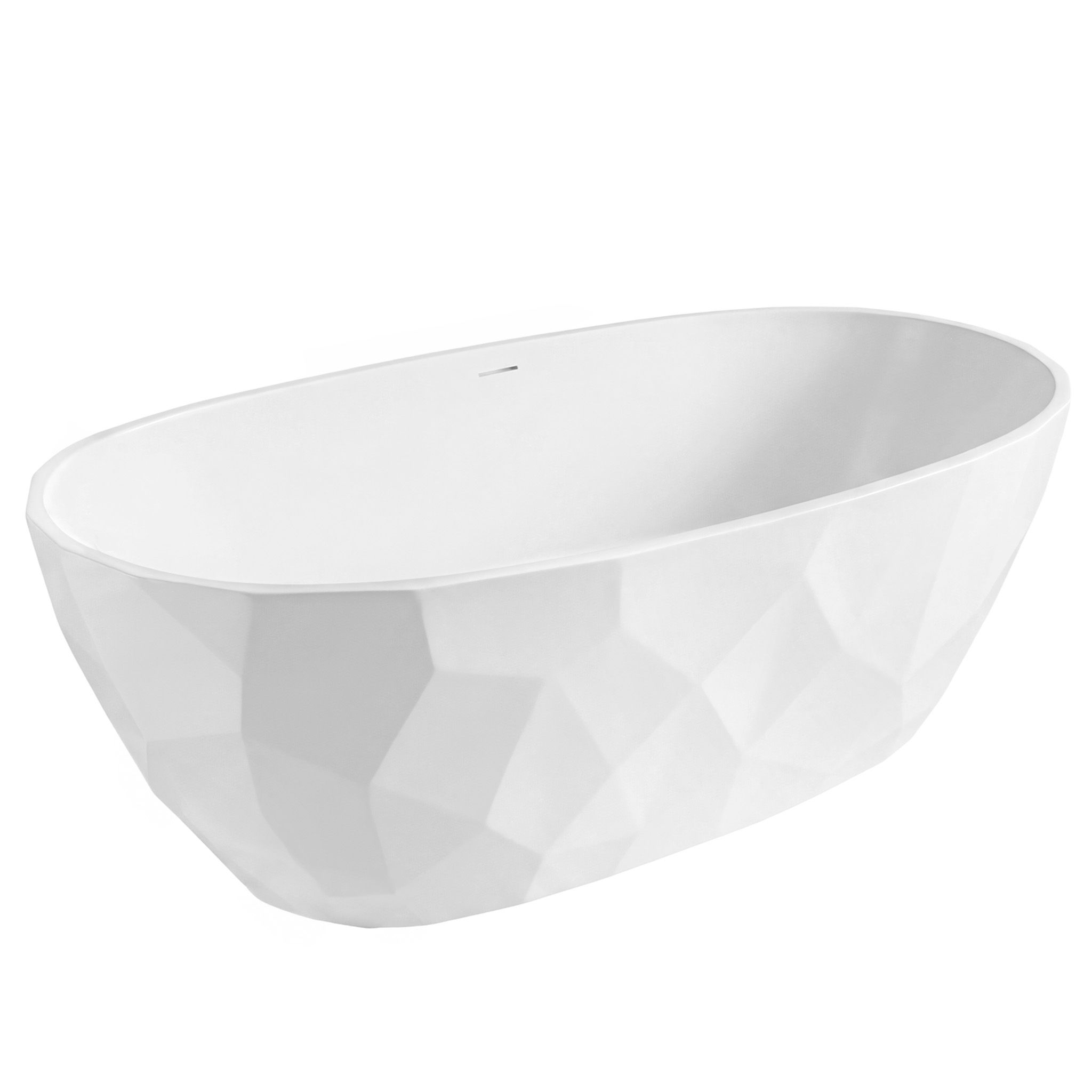 REA hörnbadkar Celia 170, Vit, 168,5x82,5x60cm