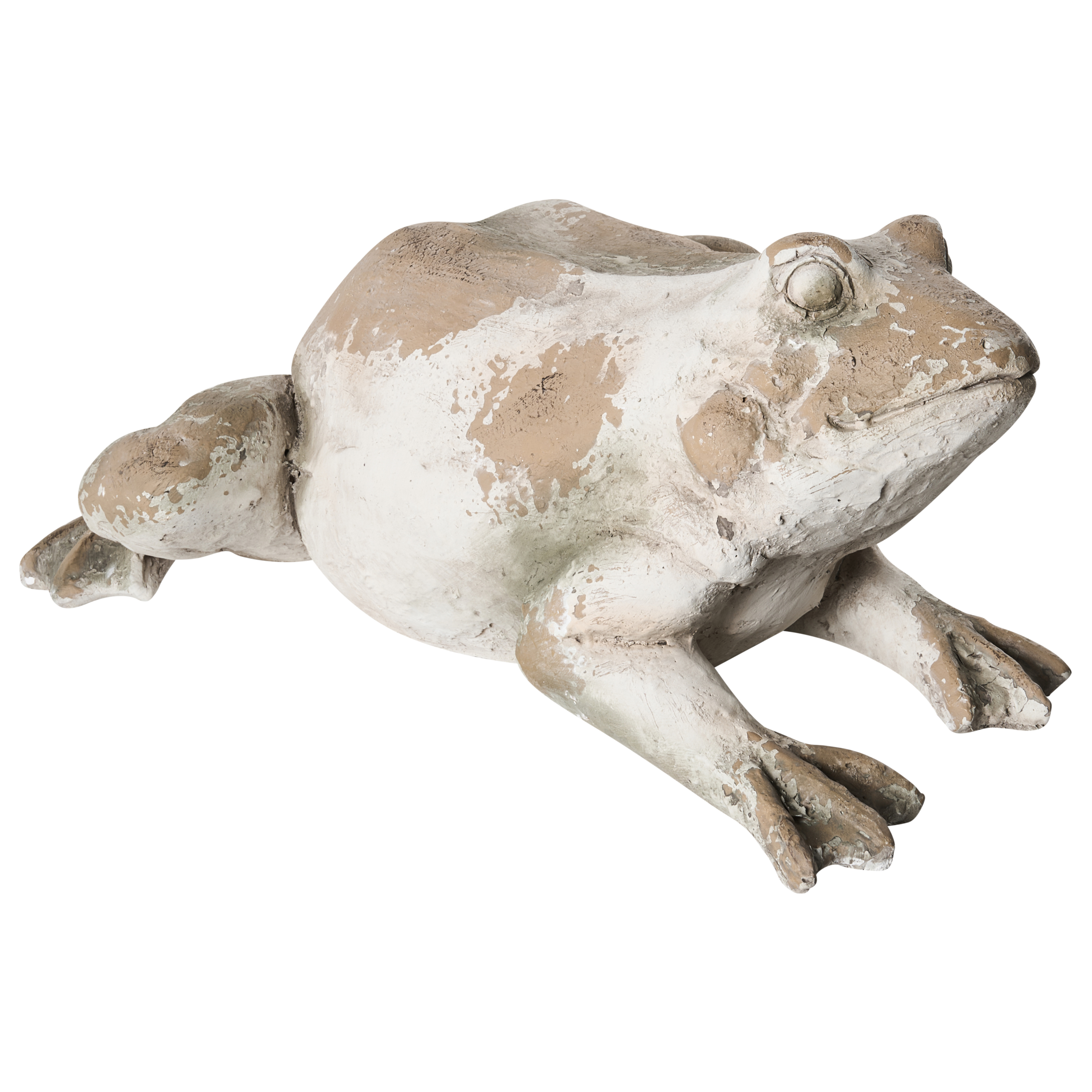 Trädgårdsfigur CARAPELLE Groda Beige