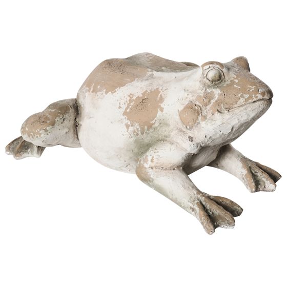 Trädgårdsfigur CARAPELLE Groda Beige