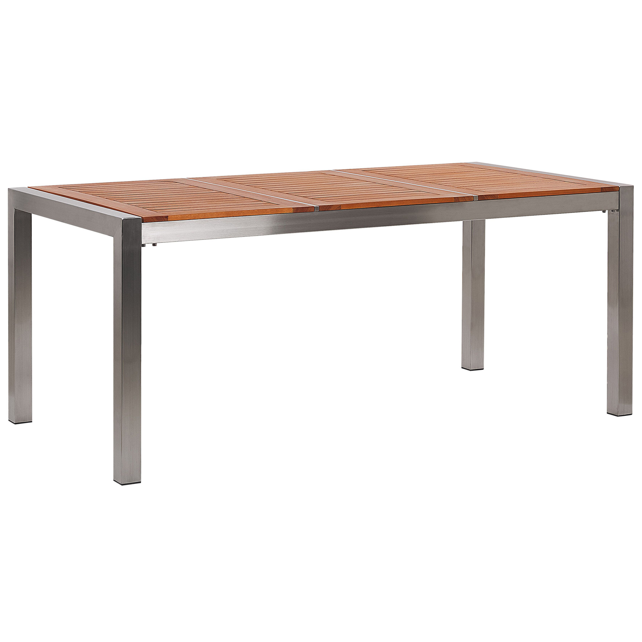 Trädgårdsmatbord GROSSETO 180 cm 90 cm Eukalyptusträ Brun