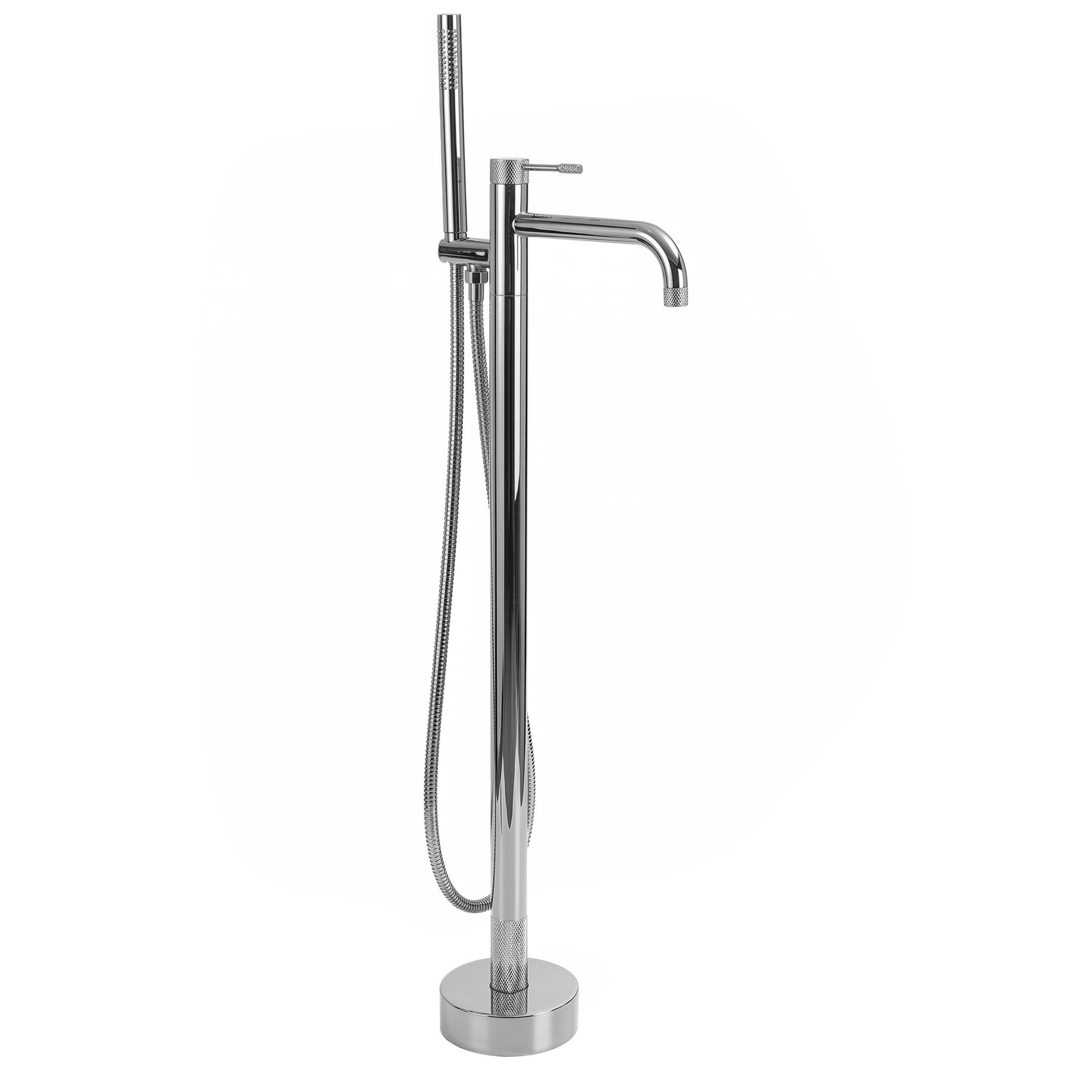 REA Golvmonterad Badkarsblandare Venti Krom, 26x16x115cm