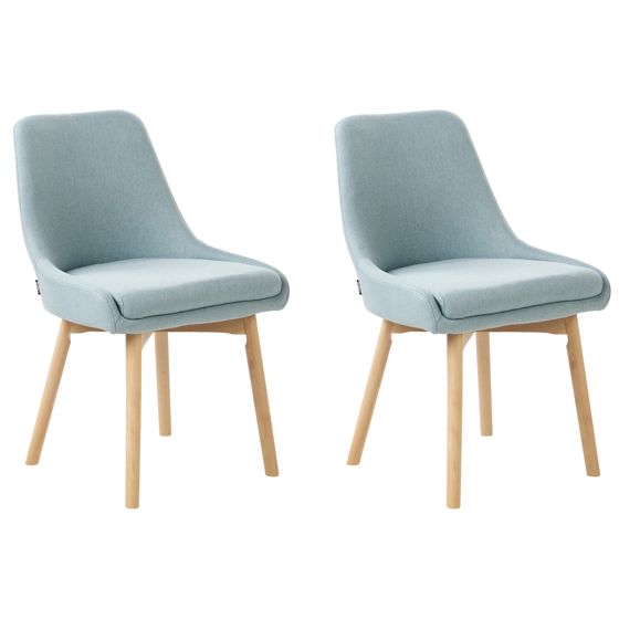 Set med 2 matstolar MELFORT Ljusblå