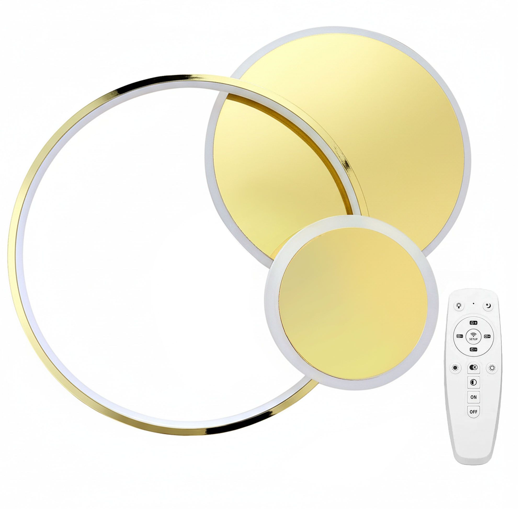 TOOLIGHT taklampa APP1710-C led Guld 59x49x6cm