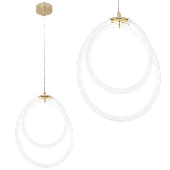 TOOLIGHT hängande taklampa LED G021-CP Guld 36x32x36cm
