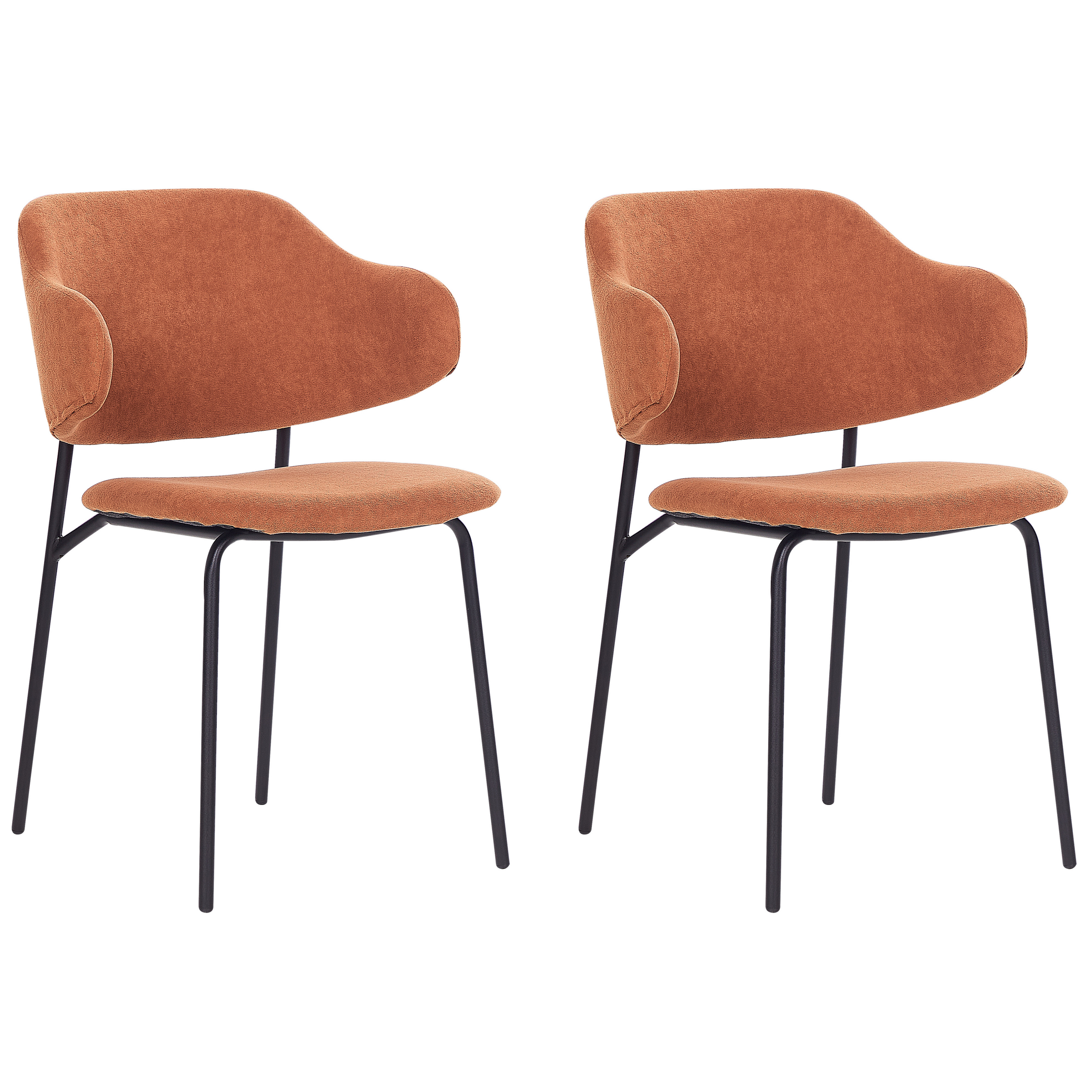 Set med 2 matstolar KENAI Orange