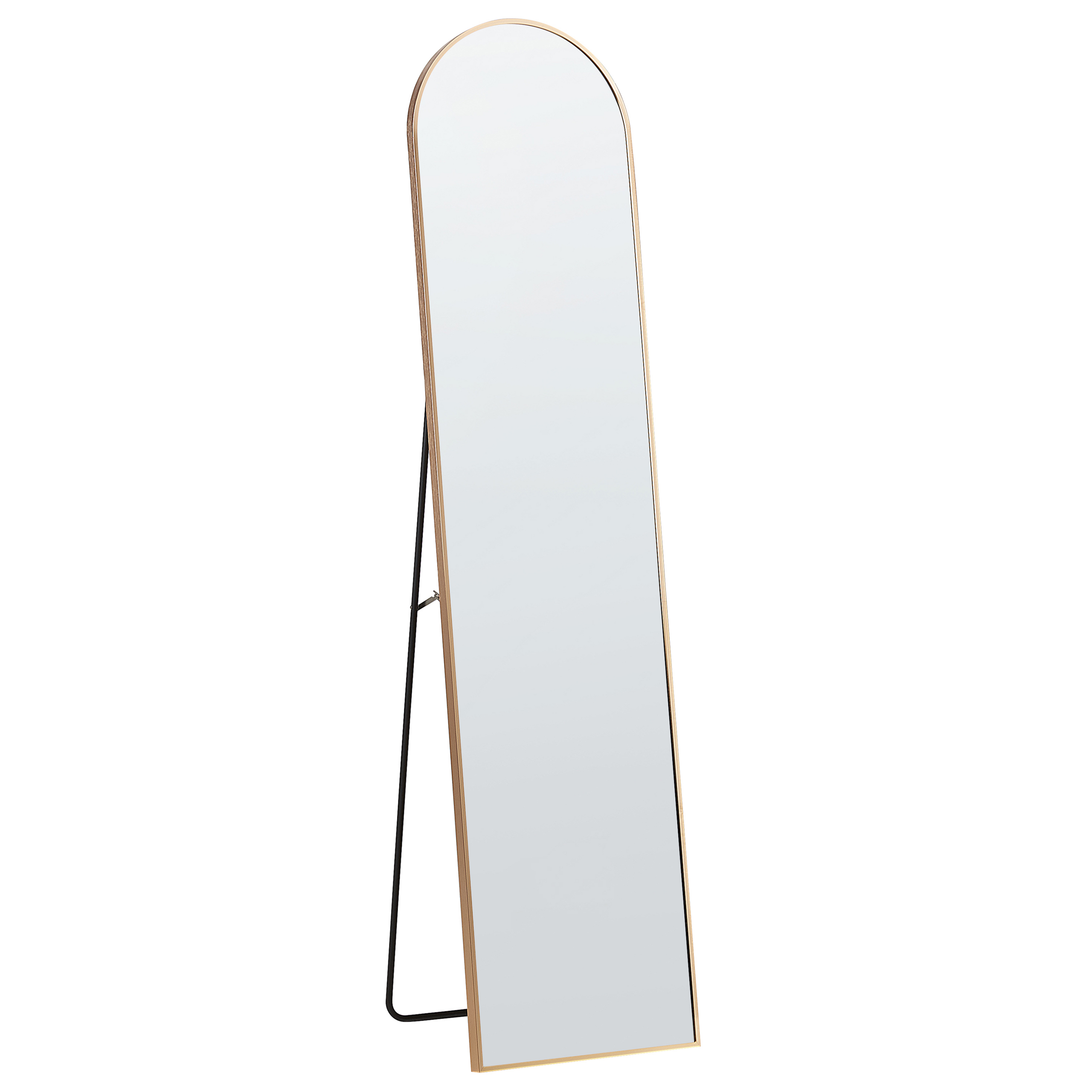 Golvspegel BAGNOLET 150 cm Metall Guld