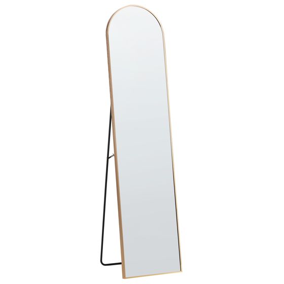 Golvspegel BAGNOLET 150 cm Metall Guld