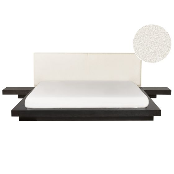 Vattensäng Bouclé ZEN 180 x 200 cm Mörk askfanér