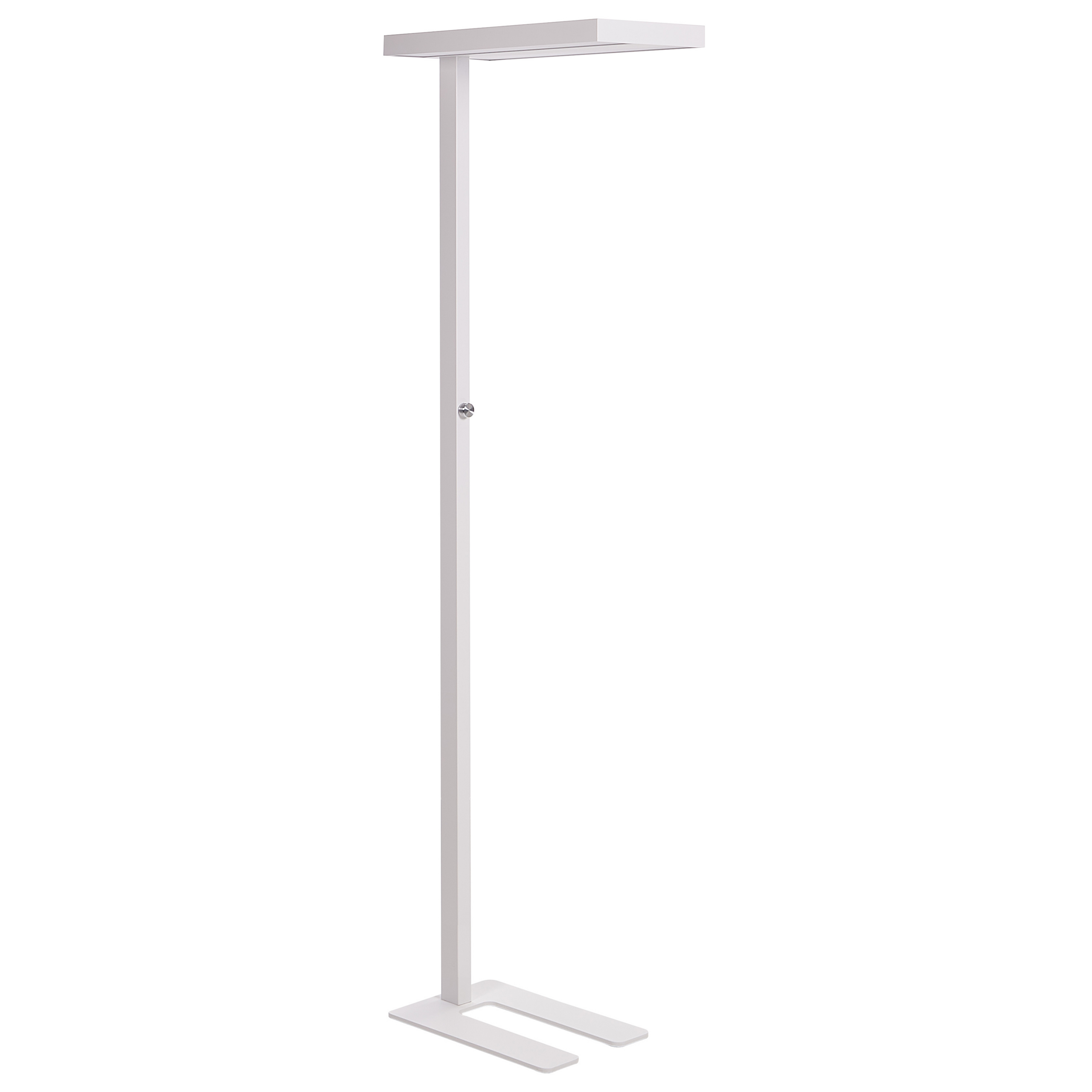 LED-golvlampa TAURUS med dimmer Metall Vit