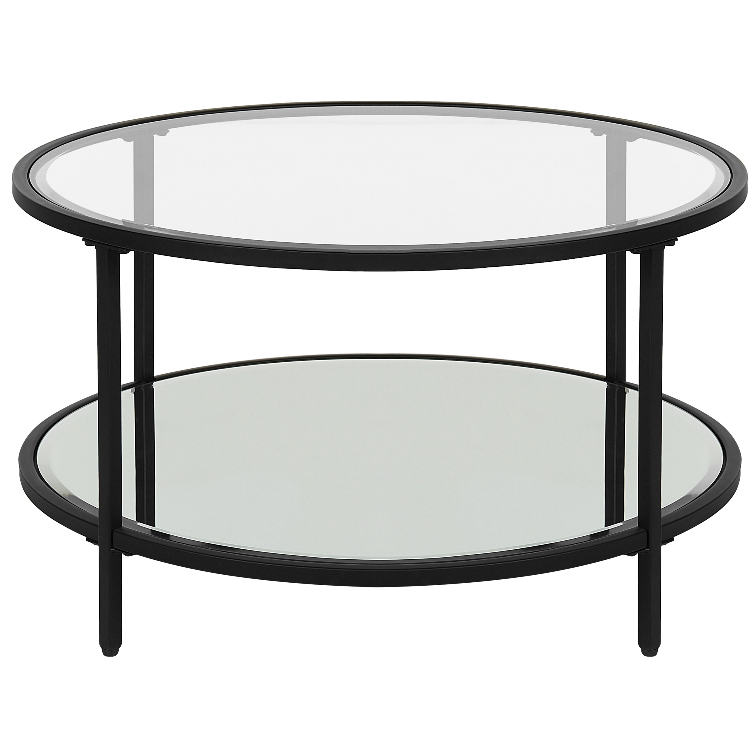 Soffbord BIRNEY Härdat glas Svart