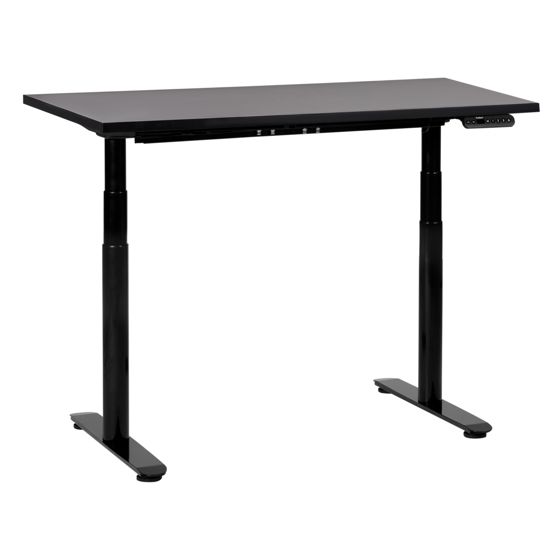 Elektriskt höj- och sänkbart skrivbord DESTINAS 120 cm 72 cm Svart