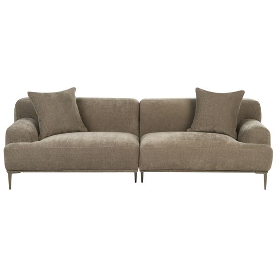 Soffa 3-sits MATILA Ljusbrun